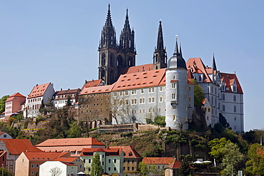 Albrechtsburg castle, Meissen, Saxony, Germany, Europe