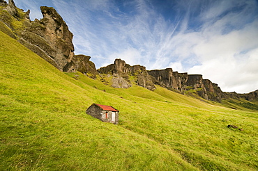 Landscape on the southwest coast, Iceland, Scandinavia, Europe