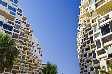 Apartment buildings in Marbella, Costa del Sol, Andalusia, Spain, Europe