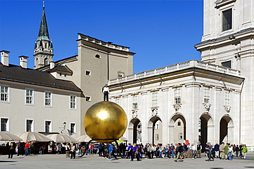 Kapitelplatz square, Salzburg, Austria, Europe