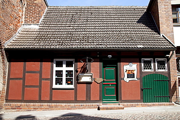 Torschliesserhaus, restaurant, Stralsund, Unesco World Heritage Site, Mecklenburg-Western Pomerania, Germany, Europe