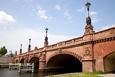 Moltke Bridge, Spree River, Government Quarter, Berlin, Germany, Europe