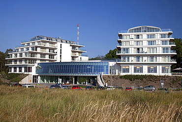 Grand Hotel Kurhaus, Baltic Sea resort town of Ahrenshoop, Fischland, Mecklenburg-Western Pomerania, Germany, Europe