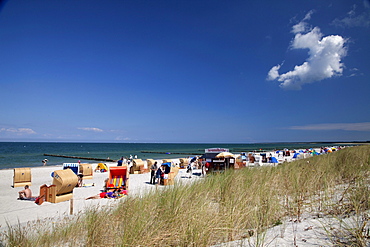 Beach, Baltic Sea resort town of Ahrenshoop, Fischland, Mecklenburg-Western Pomerania, Germany, Europe