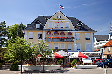 Gosch-Hotel, Baltic Sea resort town of Groemitz, Luebeck Bay, Baltic Sea coast, Schleswig-Holstein, Germany, Europe