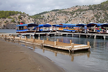 Wharf, Iztuzu Beach, Dalyan, Lycia, Turkey, Asia