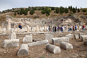 Odeon Theatre, ancient ruined city of Ephesus, Selcuk, Lycia, Turkey, Asia