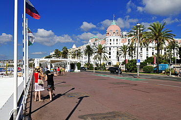 Promenade des Anglais, Nice, Nizza, Departement Alpes-Maritimes, Provence-Alpes-Cote dÃ­Azur, France, Europe