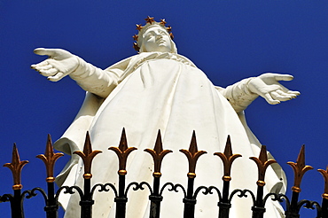 Maronite statue of Our Lady of Lebanon, Harissa, Lebanon, Middle East, West Asia