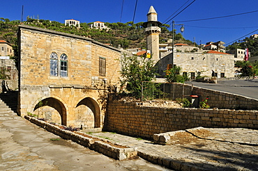 Historic buildings in the historic town of Deir el-Qamar, Chouf, Lebanon, Middle East, West Asia