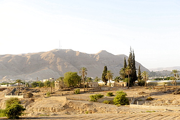 Houses on the outskirts of Jericho, West Bank, Israel, Middle East, Southwest Asia