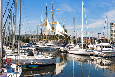 Ostend marina, Belgium, Europa