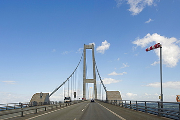 Store Belt, Great Belt Bridge, Nyborg, Korsor, South Denmark, Denmark, Europe