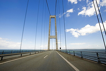 Store Belt, Great Belt Bridge, Nyborg, Korsor, South Denmark, Denmark, Europe