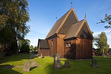 Stave church, Hedared, Vaestragoetalands laen, Sweden, Europe