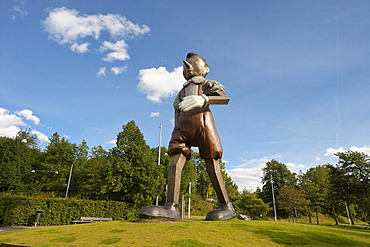 Pinocchio statue, Boras, Vaestragoetalands laen, Sweden, Europe, PublicGround