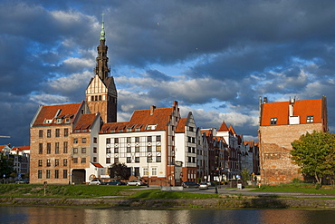 Elblag, with St. Nicholas Church, Katedra Sw. Mikolaja, Warmian-Masurian Voivodeship, Poland, Europe