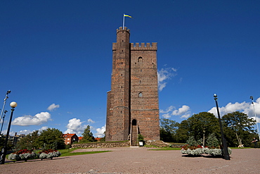 Kaernan, a medieval tower, Helsingborg, Skane, Sweden, Europe