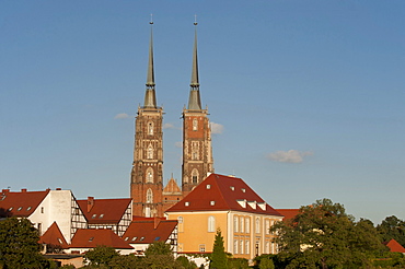 Wroc&aw Cathedral of St. John the Baptist, Archikatedra &w. Jana Chrzciciela, Wroclaw, Lower Silesia, Poland, Europe