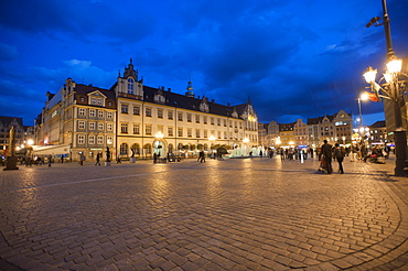 Rynek, Market Square, Wroclaw, Lower Silesia, Poland, Europe