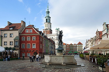 Rynek market square, Poznan, Wielkopolska, Poland, Europe