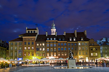 Rynek Starego Miasta, historic town centre, Warsaw, Mazowieckie, Poland, Europe