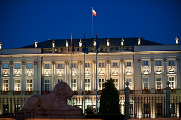 Presidential Palace, Warsaw, Masovia province, Poland, Europe