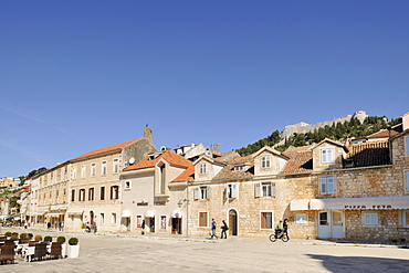 Trg Sv Stjepana, St. StephenÃ­s Square, Hvar, Hvar Island, Croatia, Europe