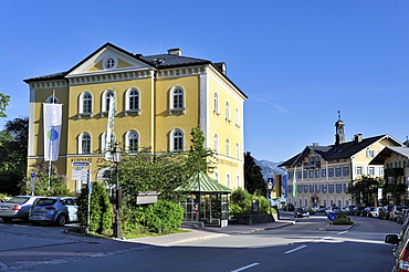 Tourist information and town hall of Tegernsee, Upper Bavaria, Bavaria, Germany, Europe