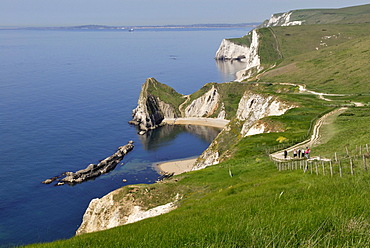 Coastal Walk, Lulworth, Dorset, southern England, England, United Kingdom, Europe