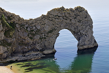 Durdle Door Arch, Lulworth, Dorset, southern England, England, United Kingdom, Europe