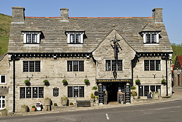 Hotel in Corfe Castle Village, Dorset, southern England, England, UK, Europe