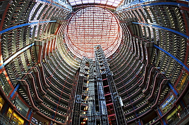 Interior view of the James R. Thompson Center, JRTC, State Building, formerly known as the State of Illinois Center, Chicago, Illinois, United States of America, USA