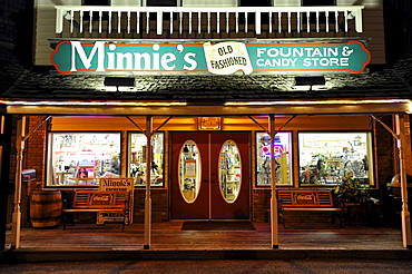 Shop in the Wild West town of Gardiner, Yellowstone National Park, Montana, United States of America, USA