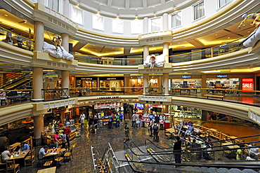 Interior, Cascade Plaza mall, Banff Avenue, Banff National Park, Canadian Rocky Mountains, Alberta, Canada