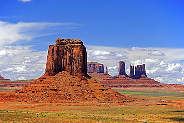 Looking through the North Window at the Buttes in Monument Valley, Arizona, USA, America, America