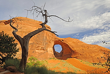 Ear of the Wind Arch, Monument Valley, Arizona, USA, North America