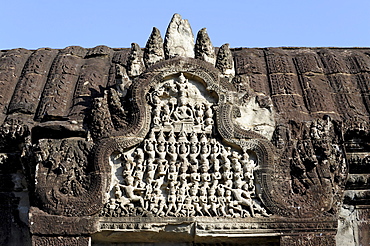 Relief, Angkor Wat, Angkor, Siem Reap, Cambodia, Southeast Asia, Asia