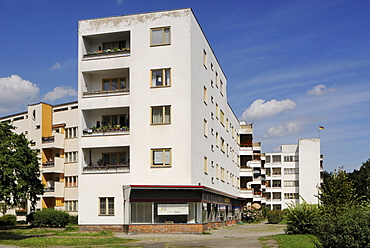 Great Settlement of Siemens City also known as Ring Settlement, completed in 1929-1931, UNESCO World Heritage Site, one of the Berlin Modernism Housing Estates, designed by the architects Otto Banning, Fred Forbat, Walter Gropius, Hugo Haering, Paul Rudol