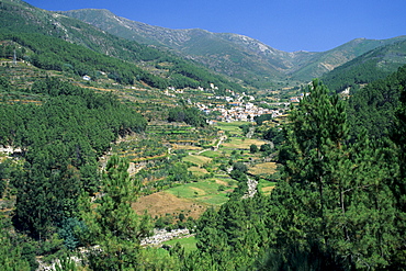 Landscape, Parque Natural da Serra da Estrela nature park, Loriga, Beira Alta, Portugal, Europe