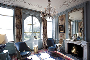 Garden room, Museum van Loon, Keizersgracht, Amsterdam, Holland, Netherlands, Europe