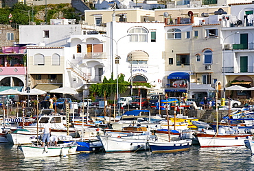 Port of Marina Grande, island of Capri, Italy, Europe