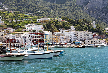 Port of Marina Grande, island of Capri, Italy, Europe