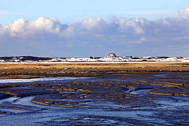 Winter on the East Frisian North Sea island of Spiekeroog, Lower Saxony, Germany, Europe