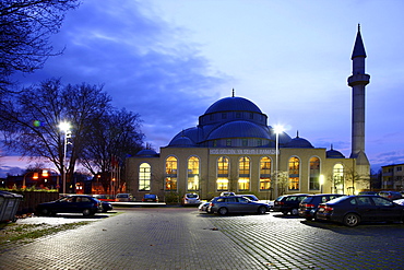 Ditib Merkez Mosque, the largest mosque in Germany, Duisburg-Marxloh, North Rhine-Westphalia, Germany, Europe