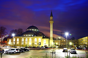 Ditib Merkez Mosque, the largest mosque in Germany, Duisburg-Marxloh, North Rhine-Westphalia, Germany, Europe