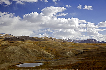 Pik Karl Marx and Pik Friedrich Engels peaks, Pamir mountain range, Tajikistan, Central Asia