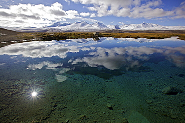 Ak Balyk spring on the Roof of the World, Pamir, Tajikistan, Central Asia