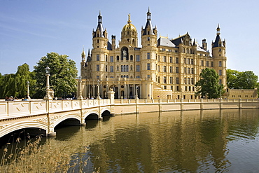 Schwerin Castle, Mecklenburg-Vorpommern, Germany, Europe