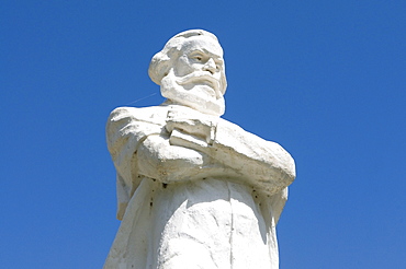 Statue of Marx, Bishkek, Kyrgyzstan, Central Asia